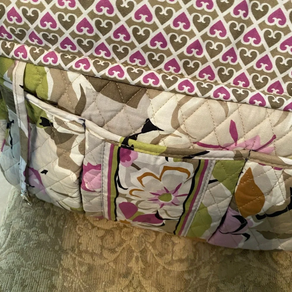 Vera Bradley Portobello Diaper Bag with Changing Pad